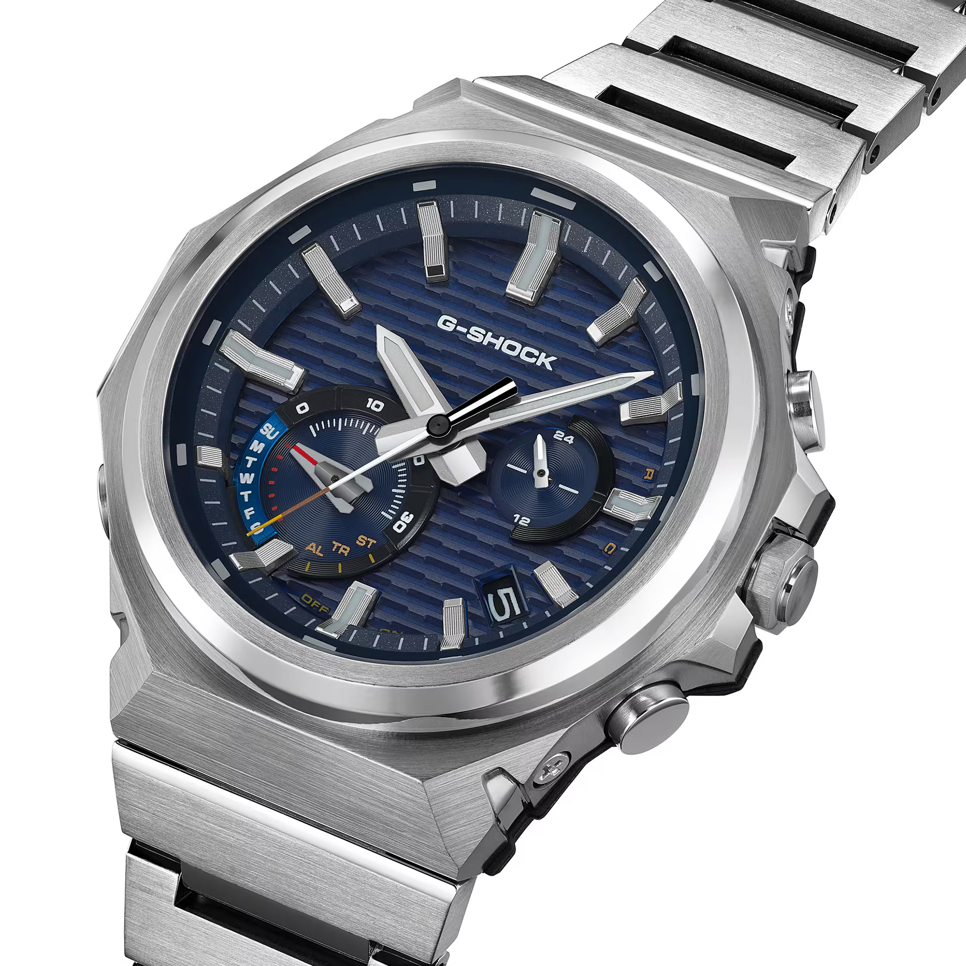 G-Shock GSTB1000D-2A G-STEEL Blue Compact Form Slim Solar Bluetooth