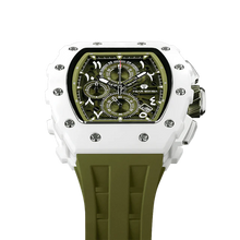 Tsar Bomba TB8204QA-03 Elemental Bioceramic Date Arabic Numerals Olive Green Quartz