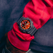 G-Shock GA100FL-8A Flames of Color Orange Dial Ana-Digi