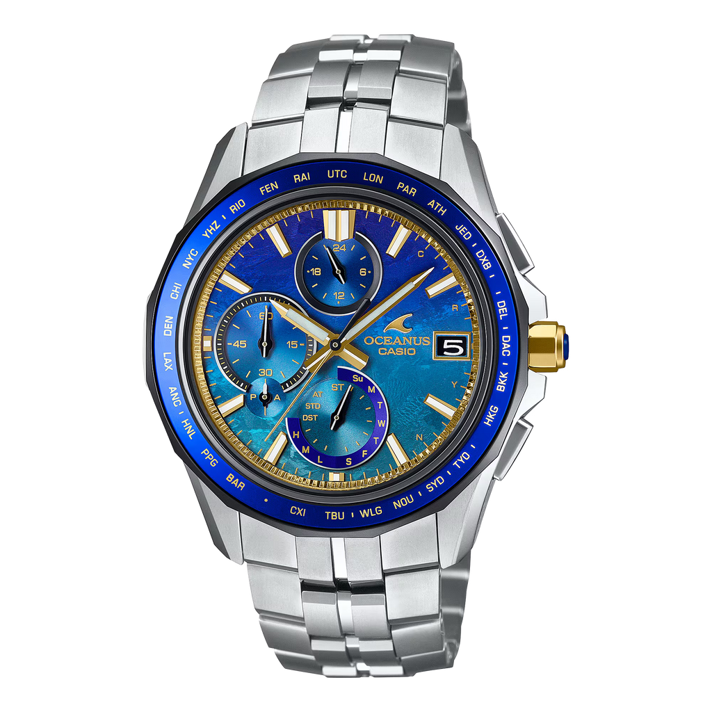 Casio OCWS7000SS-2A 50th Anniversary Manta Sky and Sea Limited Edition