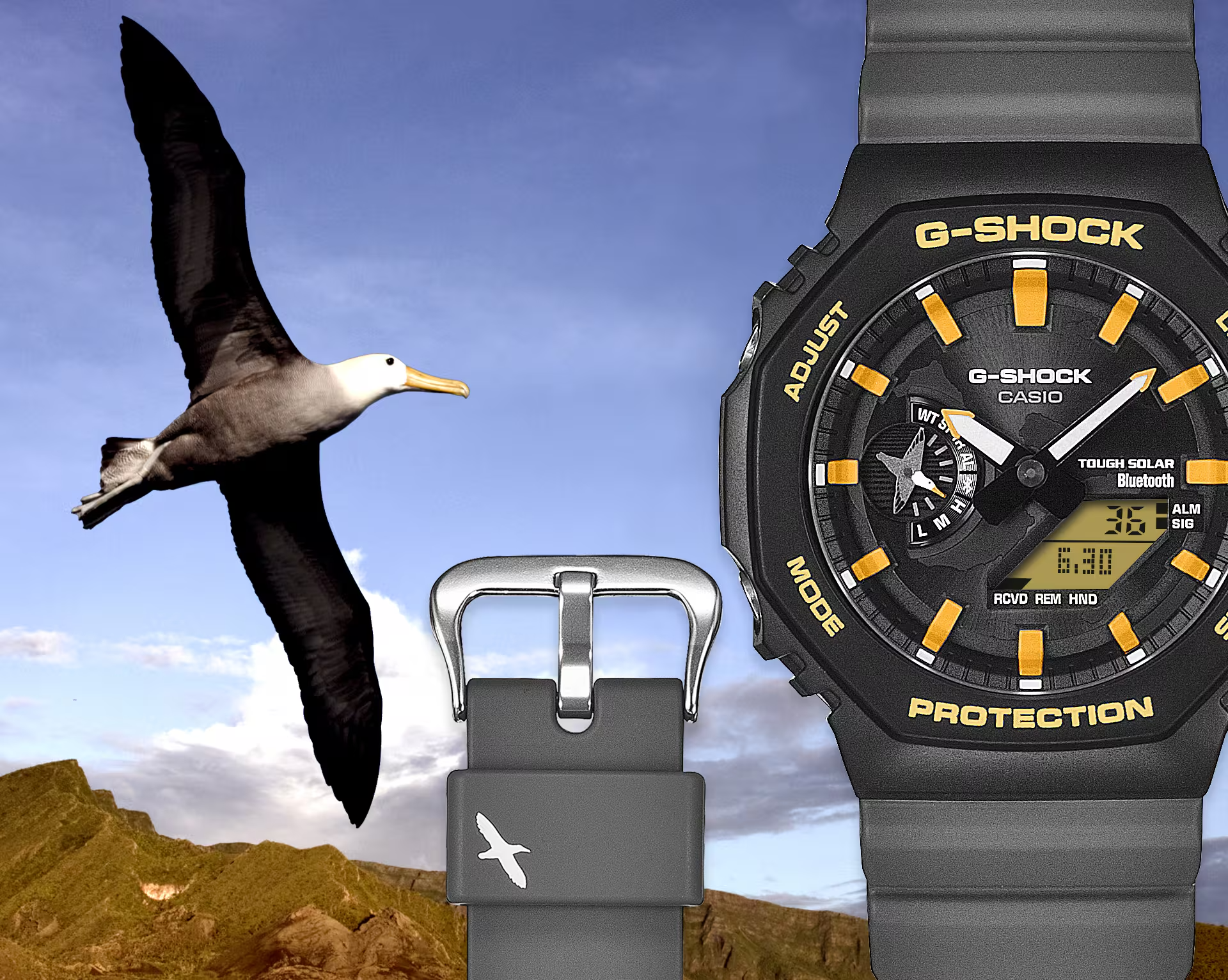 G-Shock GAB2100DF-1A Charles Darwin Foundation Galapagos Albatross