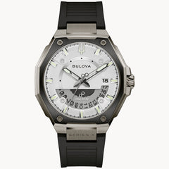 Bulova 98B457 Series X Precisionist 262kHz White Dial Gunmetal Case