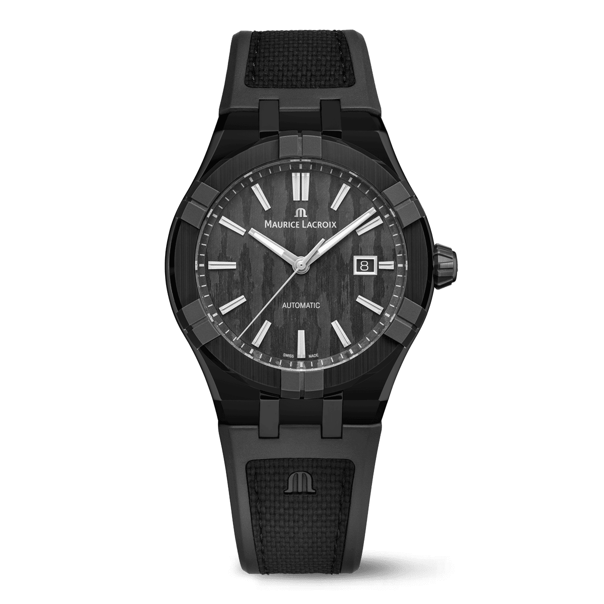 Maurice Lacroix AC6008-TTB00-330-2 Aikonic Titanium Technical Ceramic Black DLC 43mm