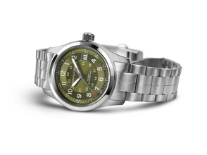 Hamilton H70455160 Khaki Field Auto Green Sunburst 38mm Bracelet Automatic