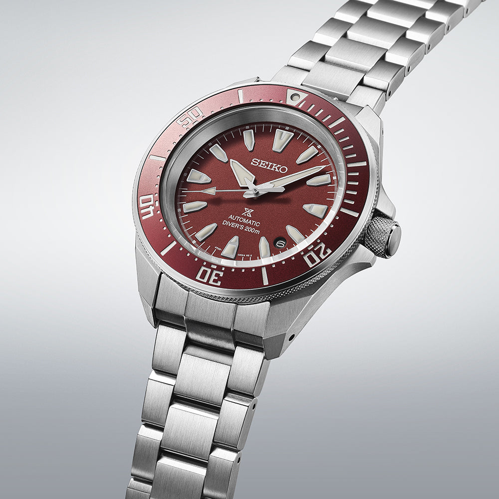 Seiko Prospex SRPL11 Samurai Crimson Red Automatic – Arizona Fine Time