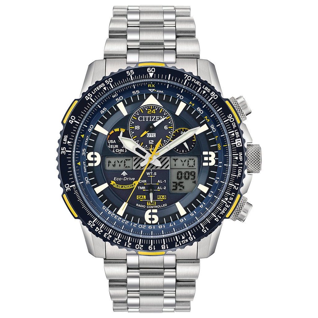 Citizen JY8078-52L Blue Angels Promaster Skyhawk A-T Atomic Timekeeping // Pre-Owned