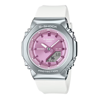 G-Shock GMS2110-7A6 Analog-Digital Octagon Metal Gleam Pink Ladies