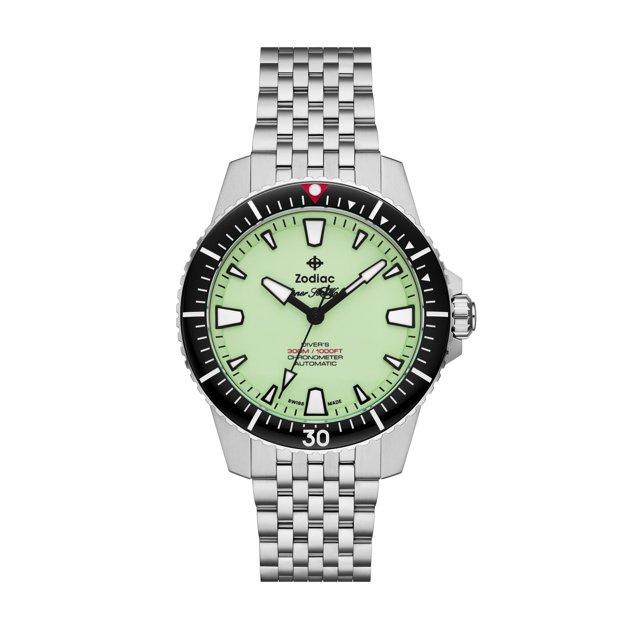 Zodiac ZO3560 Super Sea Wolf Full Lume Dial Automatic