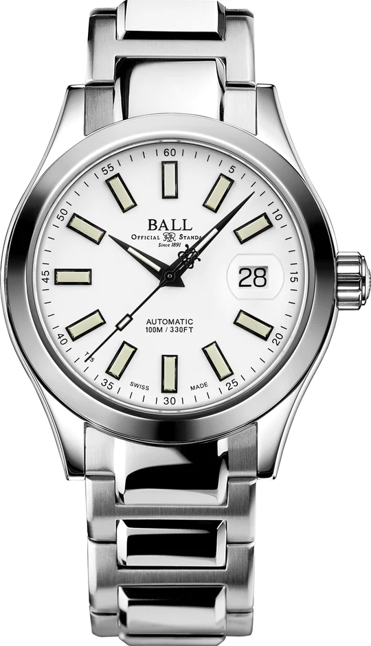 Ball NM9026C-S6J-WH Engineer III Marvelight White Dial Automatic // Pre-Owned