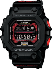 G-Shock GX56-1 King Square Black Red Resin Digital Tough Solar