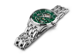 Hamilton H42535160 Jazzmaster Skeleton Auto Green Dial 40mm
