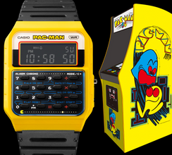 G-Shock CA53WPC-1B PAC-MAN Collaboration Calculator Yellow