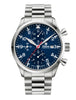 Tutima Glashutte 6405-04 Flieger Legacy T5 Titanium Chronograph Blue Dial