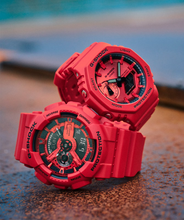 G-Shock GA2100RRB-4A Vivid Red Bright Toughness Octagonal Ana-Digi