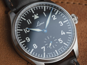 Laco 862172 Pilot Watches Special Ulm 39mm Handwound