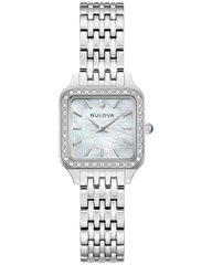 Bulova 96R256 Sutton Diamond Mother of Pearl Gem Bezel Ladies Quartz