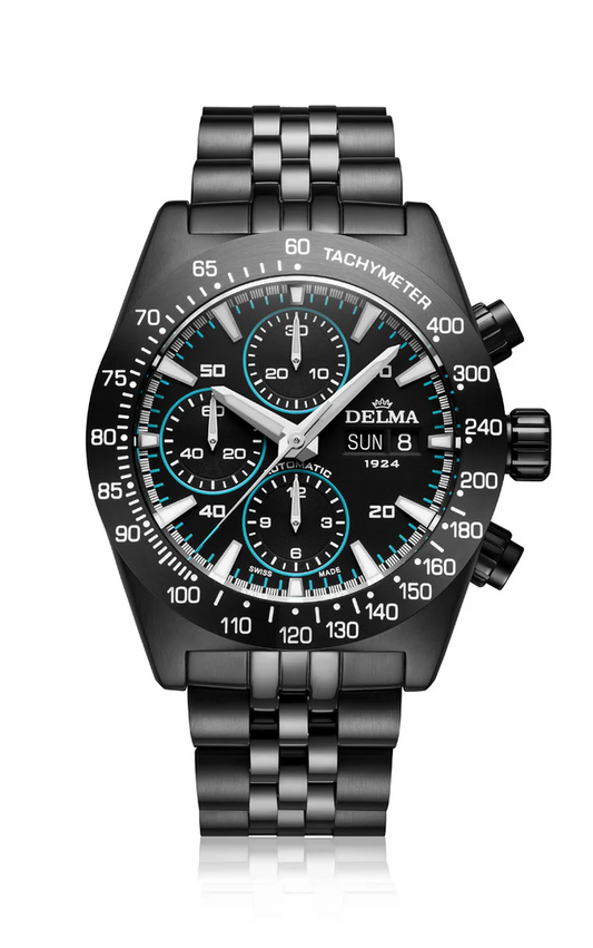 Delma 44701.732.6.033 Montego Black Edition DLC Automatic Chronograph