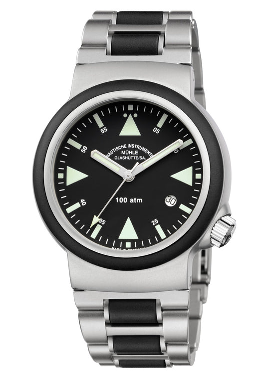 Muhle Glashutte M1-41-03-MB S.A.R. Rescue Timer Black Dial Automatic