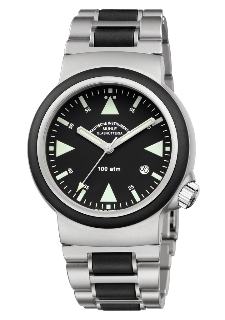Muhle Glashutte M1-41-03-MB S.A.R. Rescue Timer Black Dial Automatic