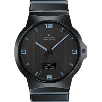 Junghans 18/1400.44 Force Mega Solar Ceramic Radio Controlled Black