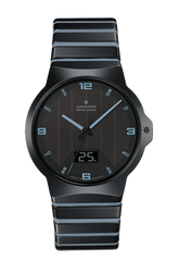 Junghans 18/1400.44 Force Mega Solar Ceramic Radio Controlled Black