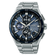 Seiko Astron SSH175 GPS Solar Dual Time Blue Dial Titanium