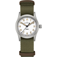 Hamilton H69301910 Khaki Field Quartz 33mm White Dial Nato