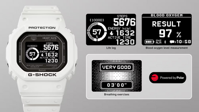 G-Shock DWH5600-7 G-Squad Heart Rate Monitor White