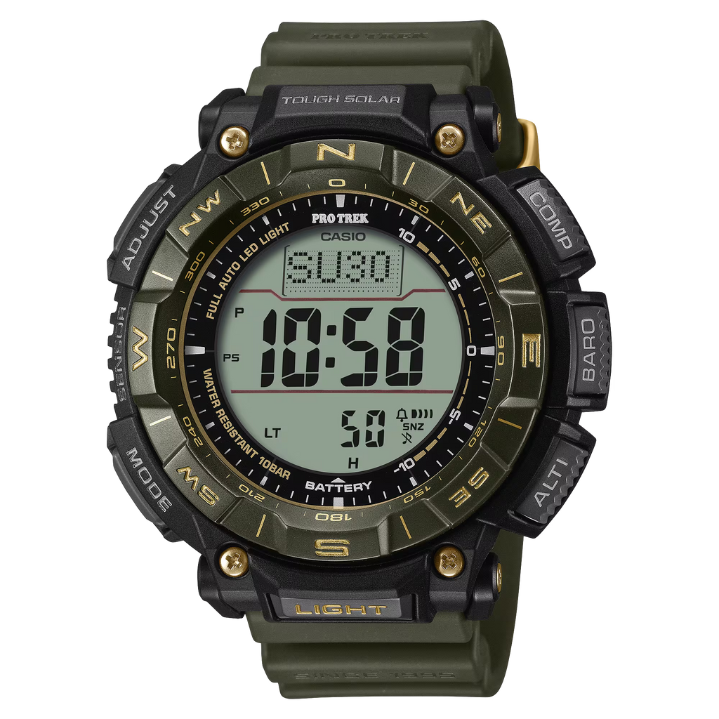 Casio PRO TREK PRG340ANS-3 30th Anniversary Duplex LCD Triple Sensor Tough Solar