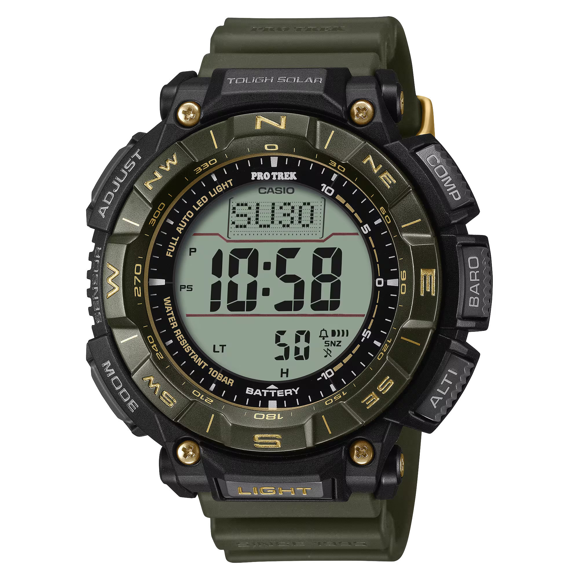 Casio PRO TREK PRG340ANS-3 30th Anniversary Duplex LCD Triple Sensor Tough Solar