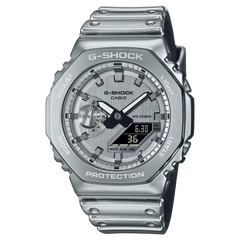 G-Shock GM2100YM-8A Fine Metallic Series Monochrome Silver Ana-Digi