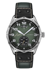 Junghans 27/4495.00 Pilot Automatic Green Dial Date Small Seconds