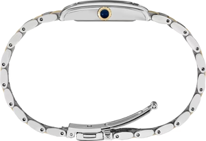 Seiko Essentials SWR087 Sophisticated Classic Two Tone Tank Ladies Quartz