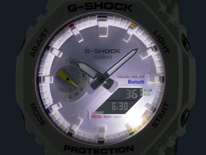 G-Shock GAB2100FC-7A Colorful Splash White Octagon