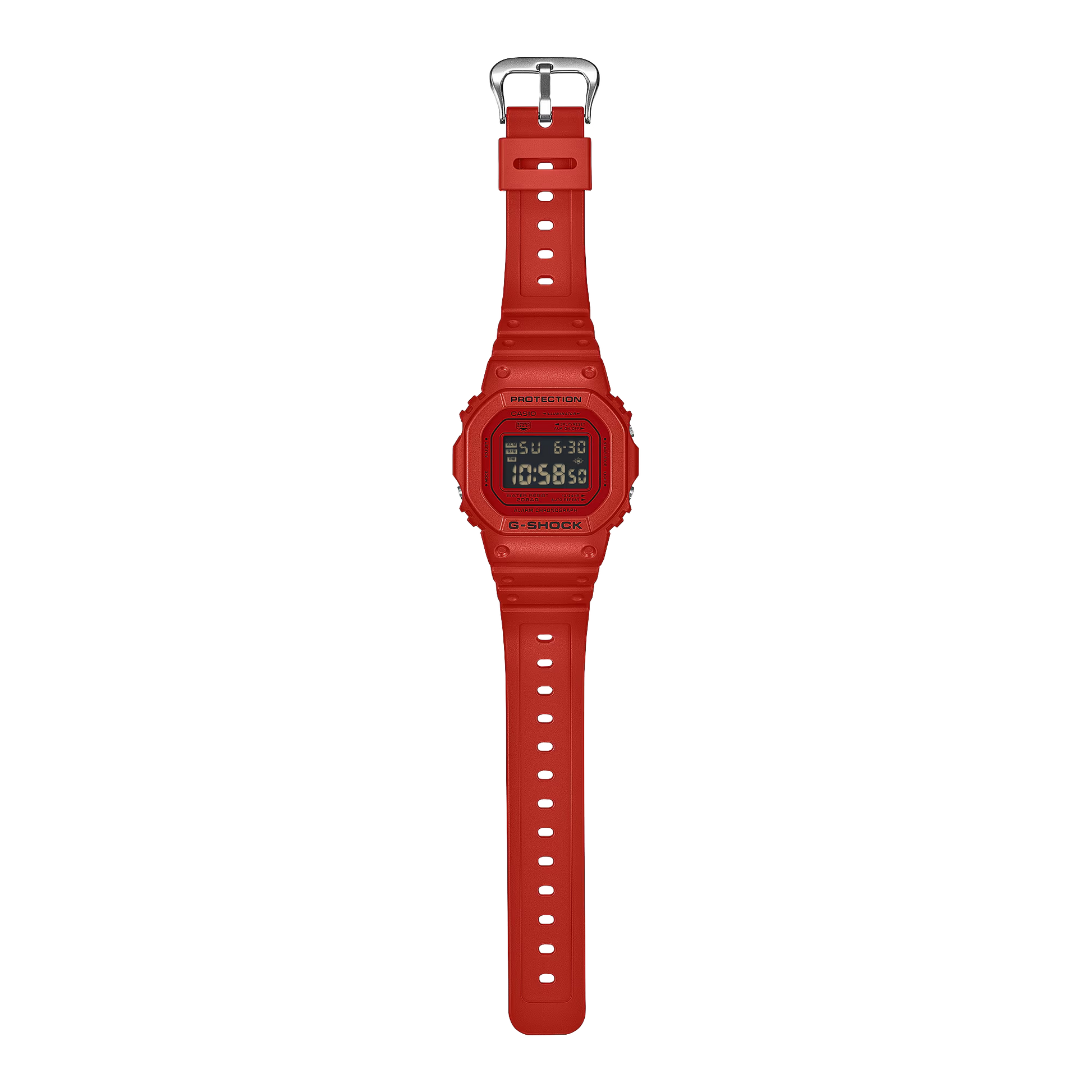G-Shock DW5600RRB-4 Vivid Red Bright Toughness Digital Square G-Shock DW5600RRB-4 Vivid Red Bright Toughness Digital Square