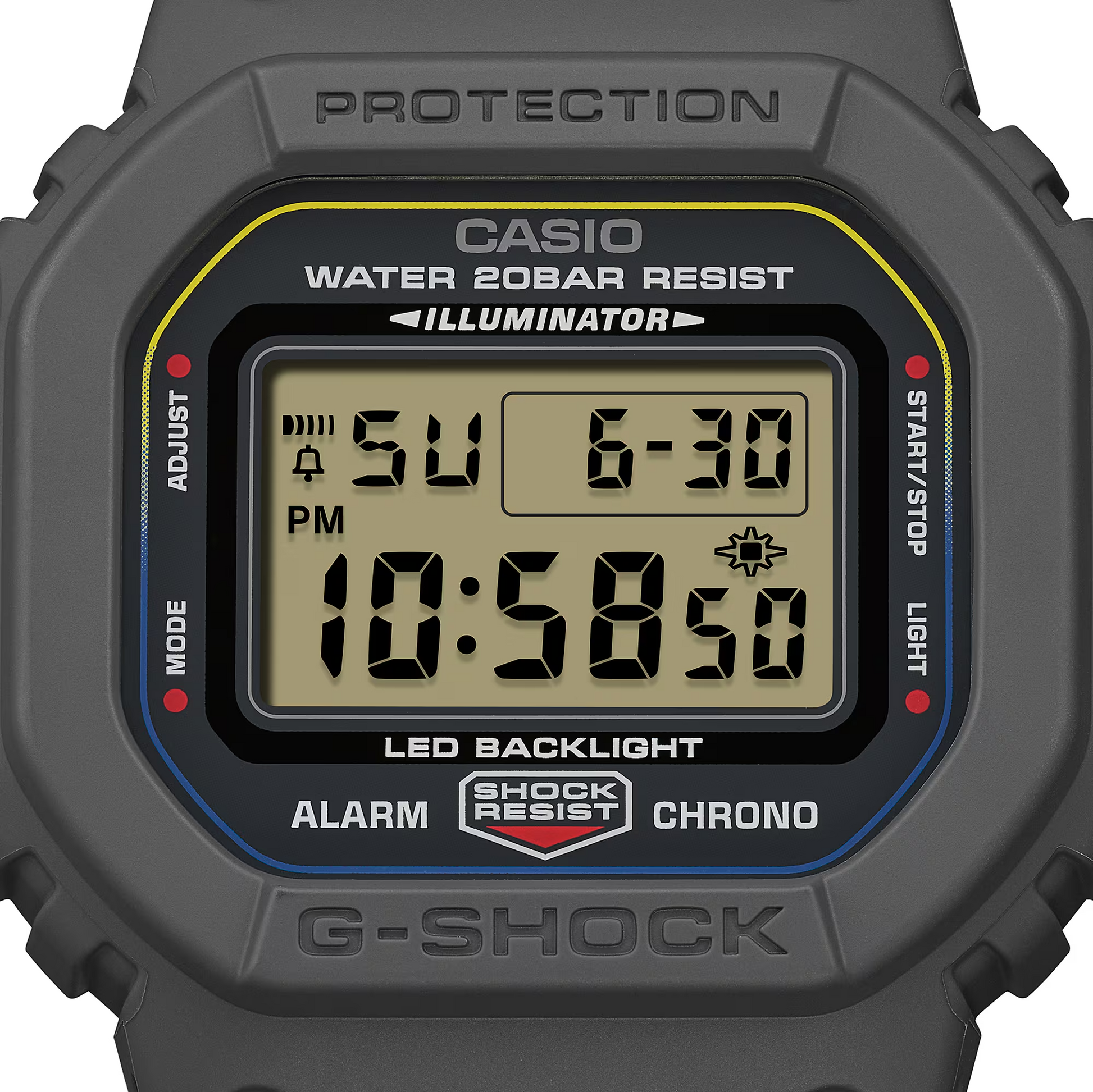 G-SHOCK DW-5600 シルバー/ブラック G-SHOCK Gショック 時計 腕時計 CASIO DIGITAL 5600 SERIES 山下白雨