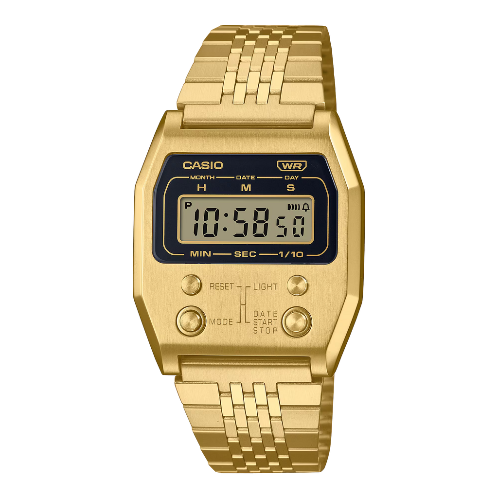 Casio A1100G-5VT Vintage Series 1970s Full Metal Digital