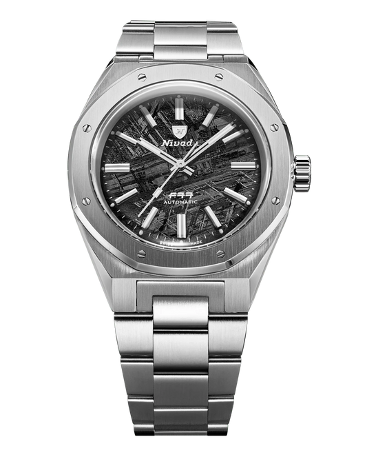 Nivada Grenchen 69041A77C F77 Stainless Steel Meteorite 41mm Automatic