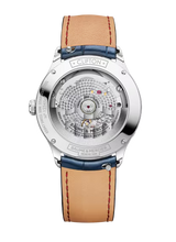 Baume et Mercier 10756 Clifton Baumatic Moonphase Date Blue Dial 39m