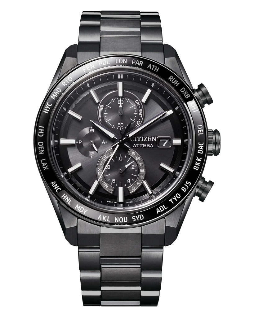 Citizen AT8294-59E Attesa Super Titanium Atomic Timekeeping Black