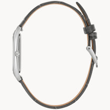 Bulova 96B443 Classic Grey Dial Rose Gold Tone Tank Watch Quartz