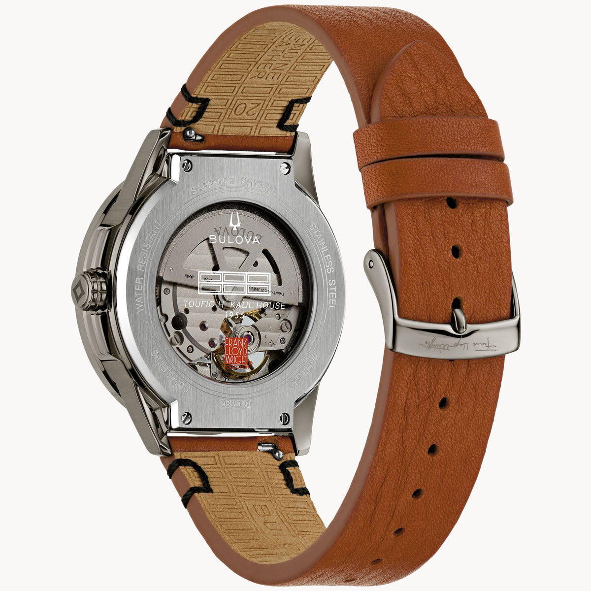Bulova 98A330 Frank Lloyd Wright Kalil House Automatic
