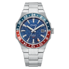 Citizen NB6030-69L Series8 880 GMT Blue Textured Dial Automatic