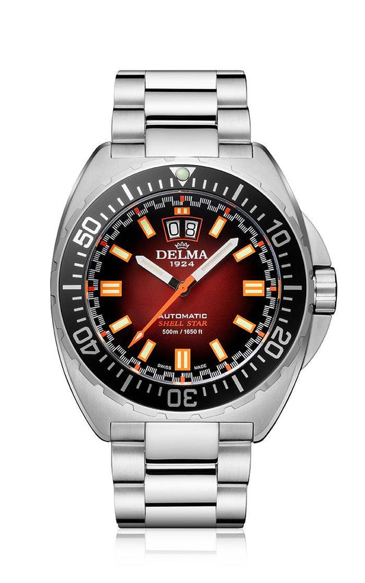 Delma 41703.736.6.091 Shell Star Big Date Red Fume Dial Limited Edition Automatic