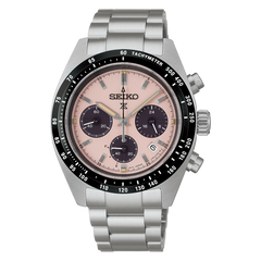 Seiko Prospex SSC963 Solar Speedtimer Chronograph Salmon Pink Dial