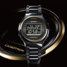 Casio retro gold black online