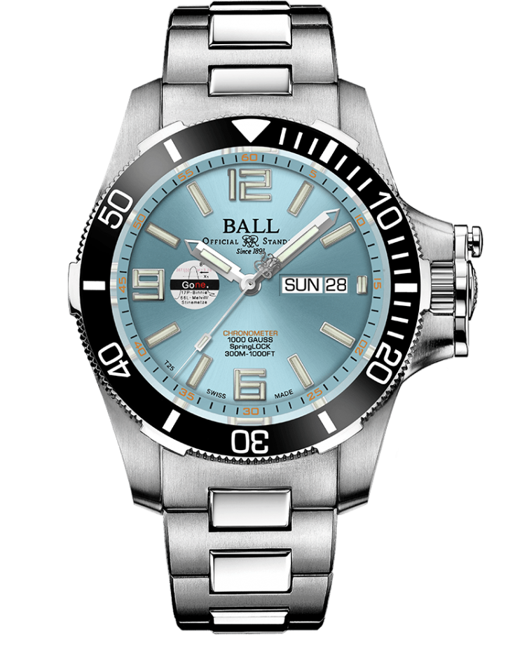 Ball DM2236A S2CJ IBE Engineer Hydrocarbon Spacemaster II Tiffany Blue Arizona Fine Time