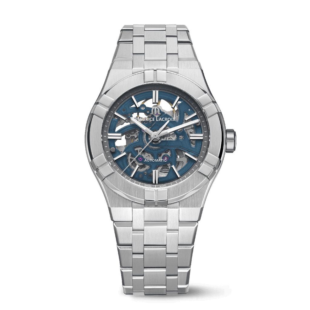 Maurice Lacroix AI6007-SS002-031-1 Aikon Skeleton Automatic Blue