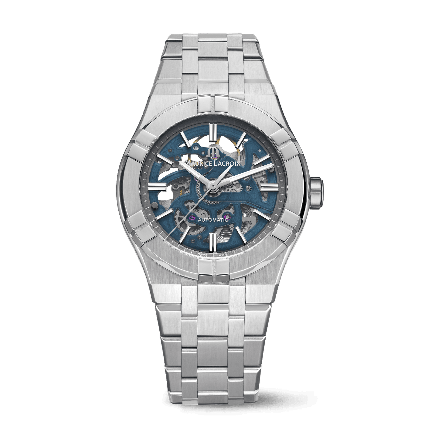 Maurice Lacroix AI6007-SS002-031-1 Aikon Skeleton Automatic Blue