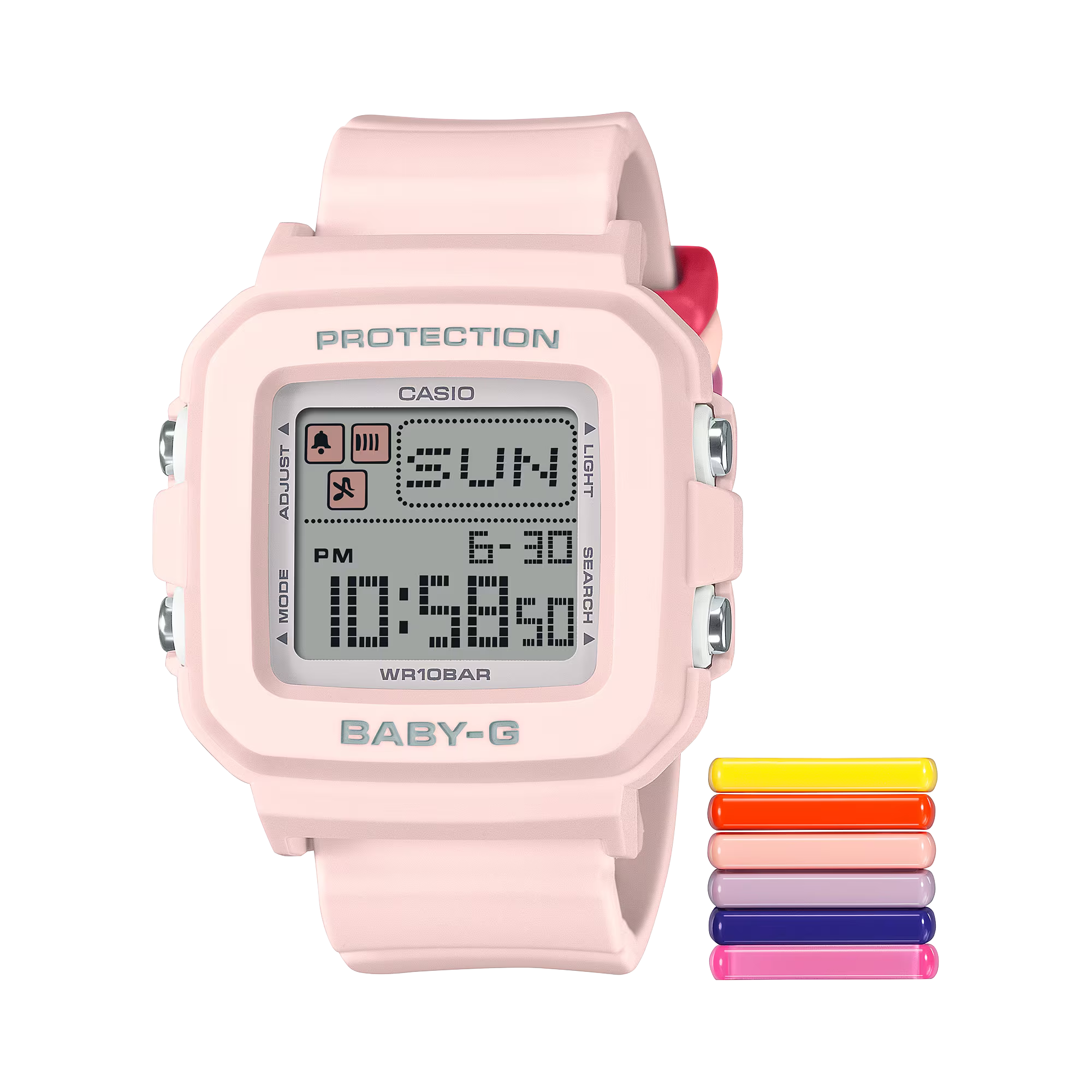 G-Shock BGD10L-4 Baby-G PLUS Mix and Match Pastel Pink Digital